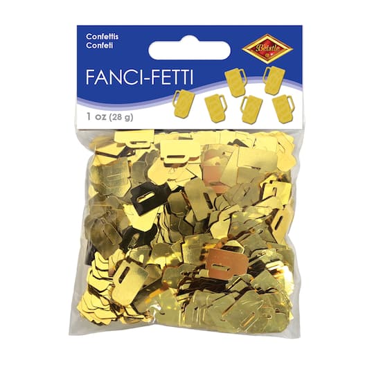 Beistle 3oz. Fanci-Fetti Beer Mugs, 3ct.